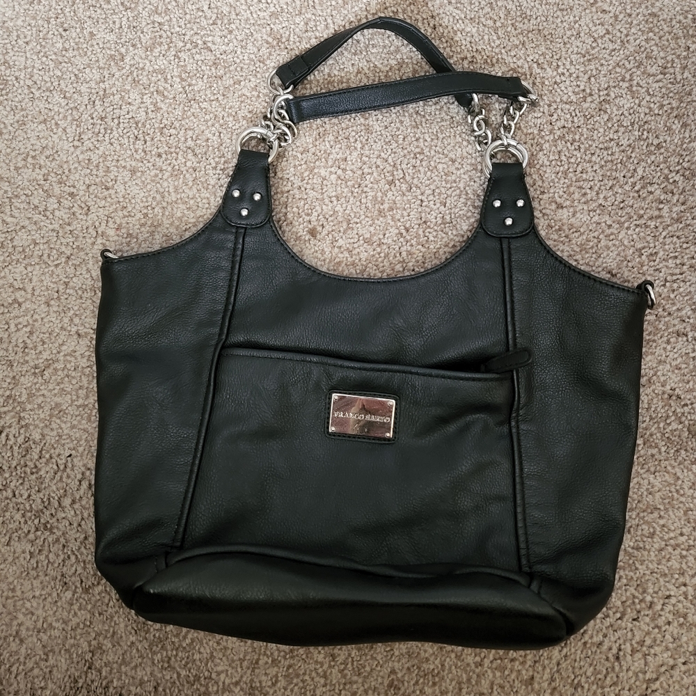 Franco Sarto Black Shoulder Bag